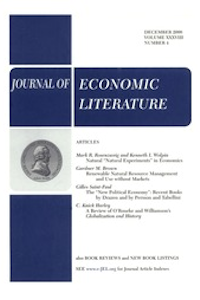 econometric analysis undergraduate research papers